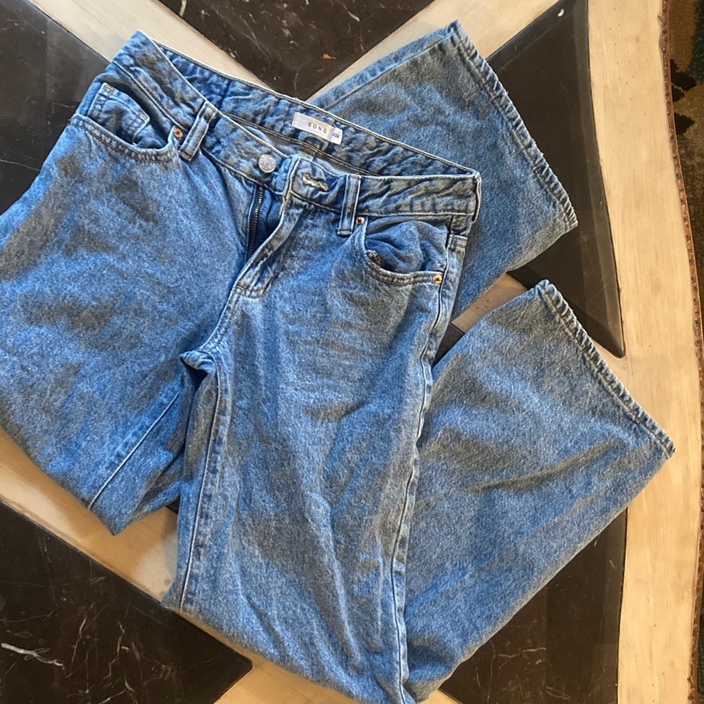 Stylish Denim Wide Leg Jeans